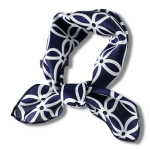 Foulard Cheveux Bleu Marine