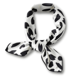 Foulard Cheveux Noir et Blanc