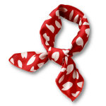 foulard+cheveux+rouge+imprime+coeur