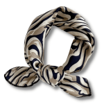 Foulard Imprimé Zèbre | Foulard zebre noir et blanc