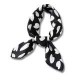Foulard pour Cheveux Noir