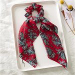 Chouchou Foulard Rouge Baroque