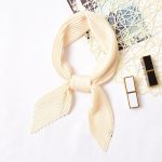 Foulard Plissé pour Cheveux Jaune Pâle